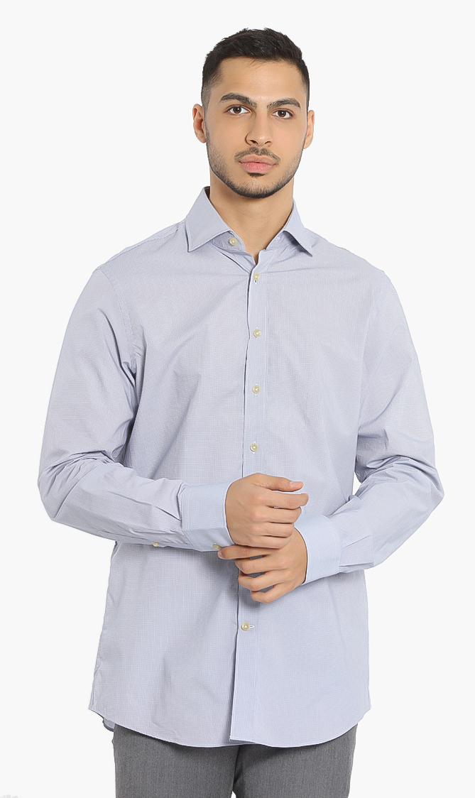 

Hackett London Mayfair Mini Square Poplin Classic Fit Shirt