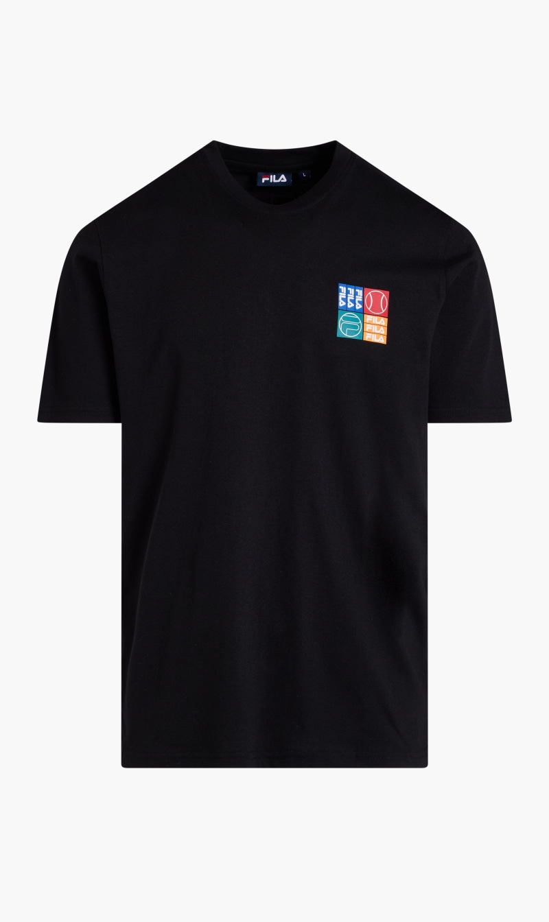 

Fila Black Jarvis Graphic T_shirt for Men | The Deal Outlet