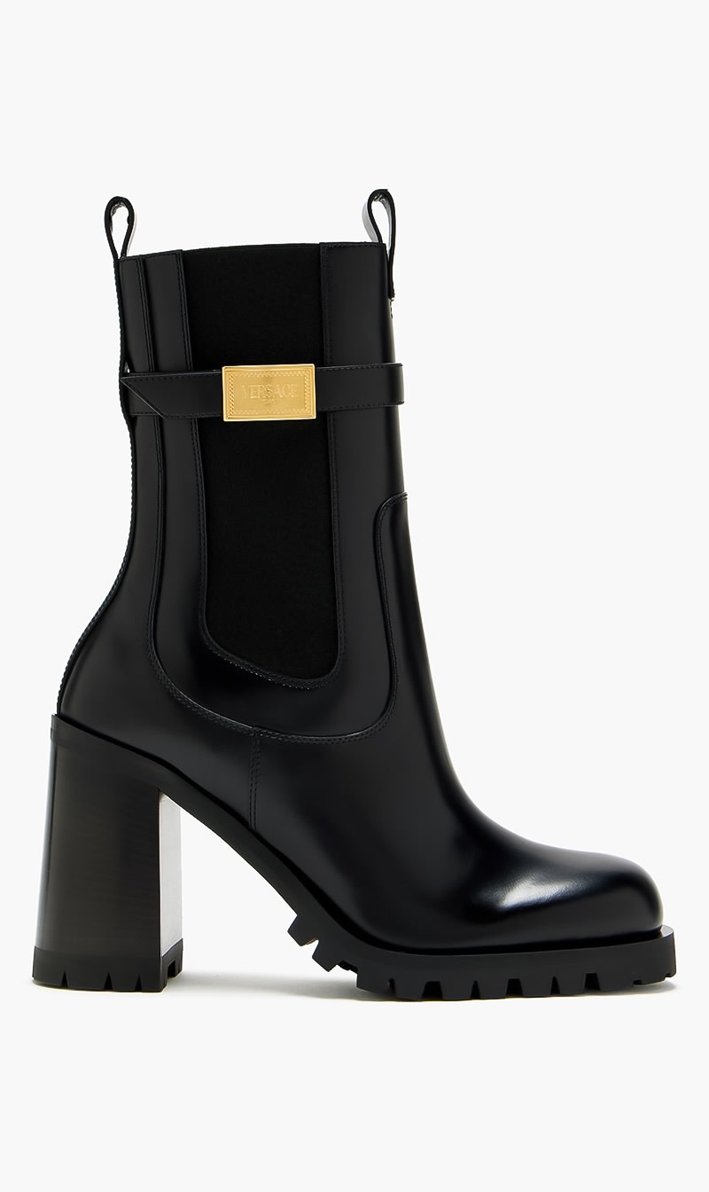 

Versace Black Booties T.85 Calf Leather for Women | The Deal Outlet