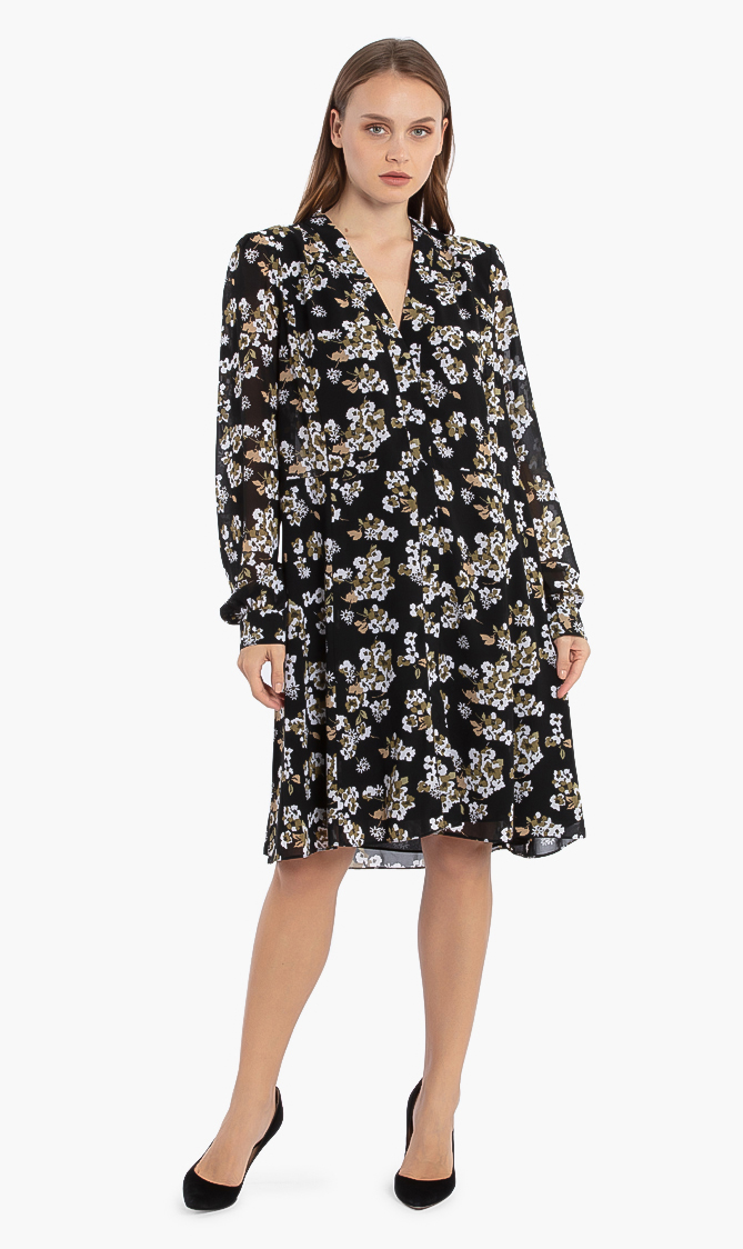 

Michael Kors Glam Painterly Short Dress