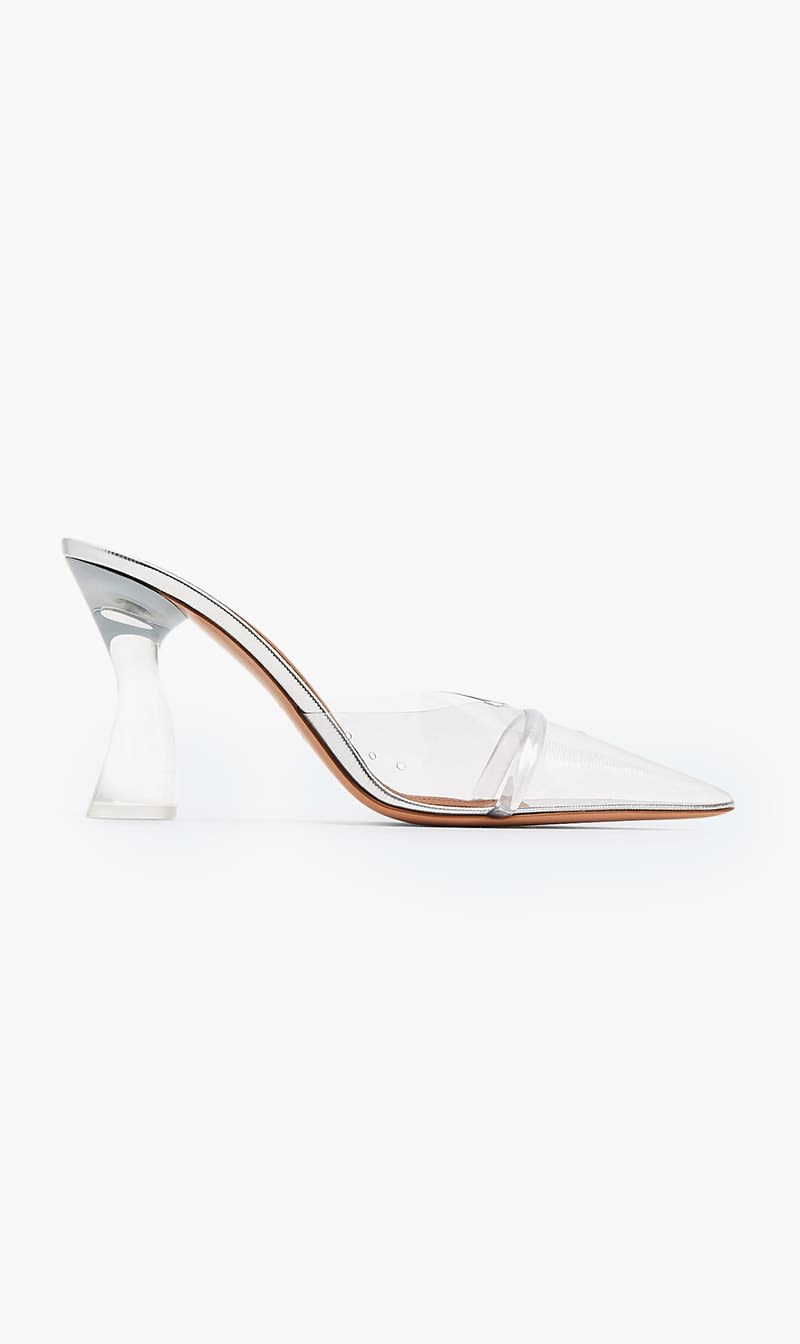 

Malone Souliers Silver Jolly 90 Mules for Women