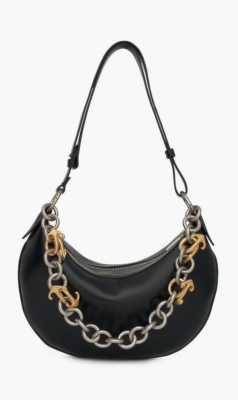 

Off-white Black Hobo Hemisphere Bag for Women | The Deal Outlet