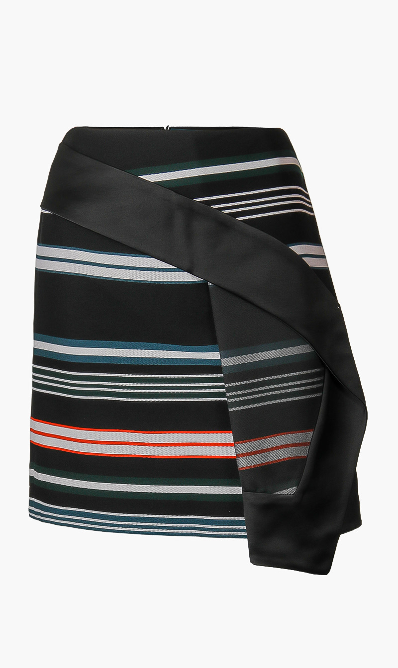 

Kenzo Black Wrapped Skirt for Women | The Deal Outlet