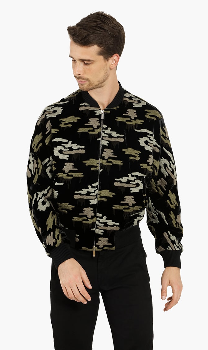 

Velvet Bomber Jacket