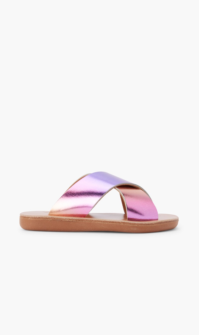 

Ancient Greek Sandals Multi-color Little Thais Soft Flat Sandals for Girls | The Deal Outlet