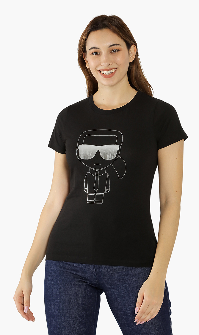 

KARL LAGERFELD Logo Graphic T-shirt