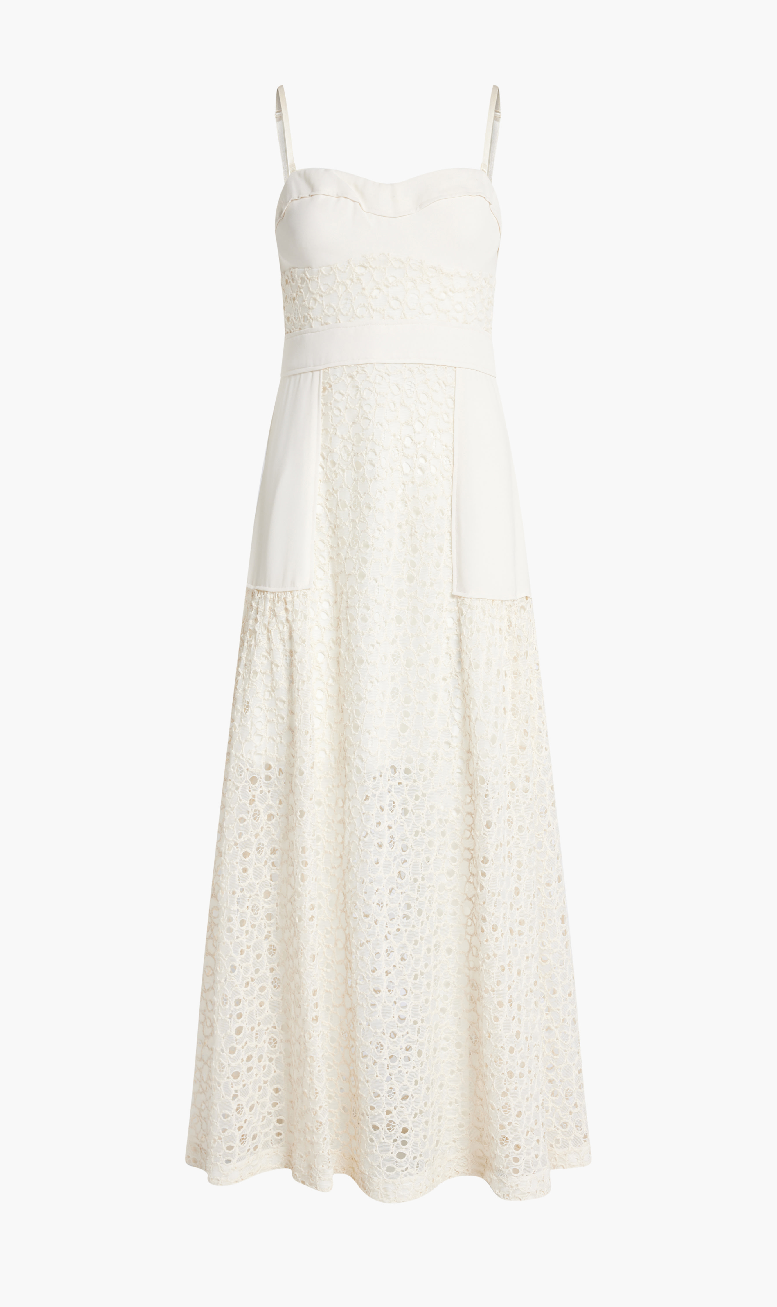 

Jonathan simkhai vida utility lace strapless maxi dress | the deal outlet, Beige