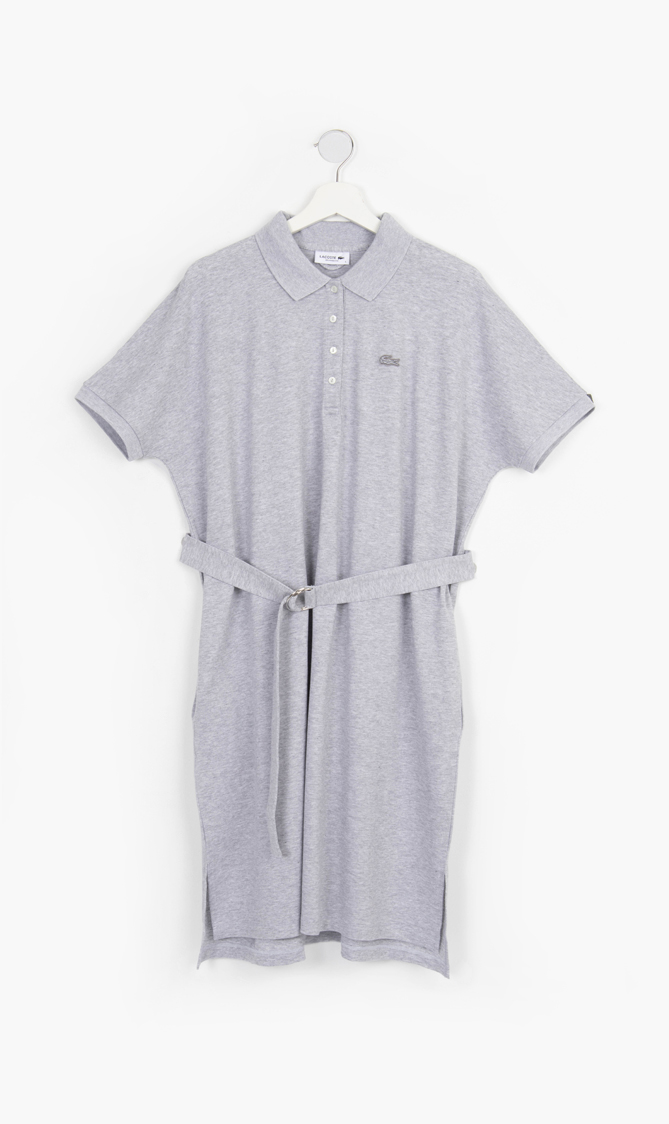 Lacoste Relaxed Fit Belted Polo Dress