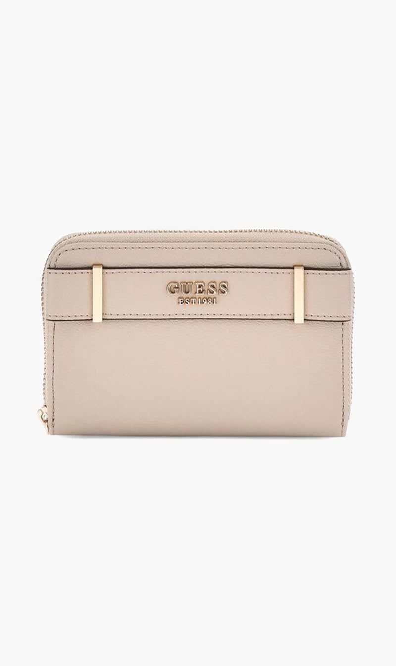 

Guess Beige Anadela Zip Around Wallet for Women