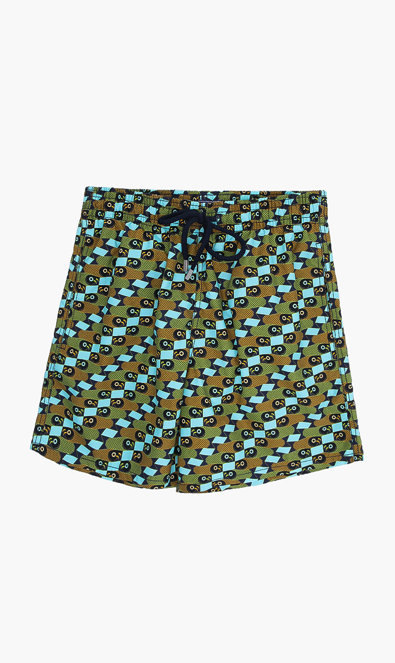 

Moorea Printed Shorts, Green