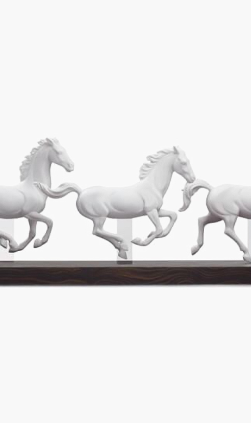 

Lladro Movement Galloping Herd Sculpture