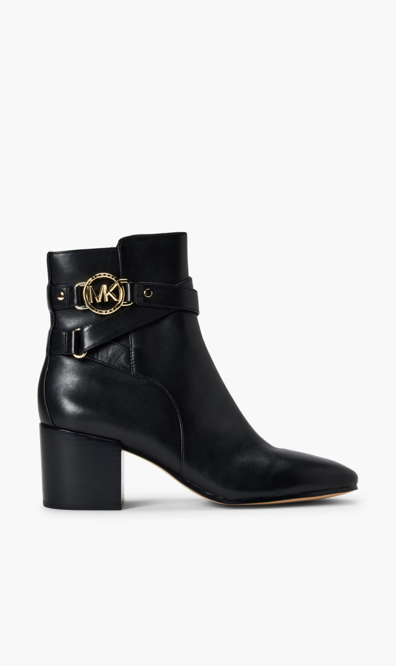 

Michael Kors Black Rory Mid Bootie for Women | The Deal Outlet
