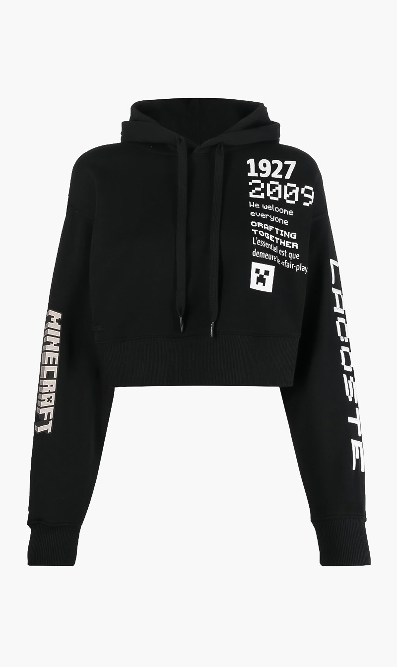 

Lacoste Black Classic Logo Sweatshirt for Women | The Deal Outlet