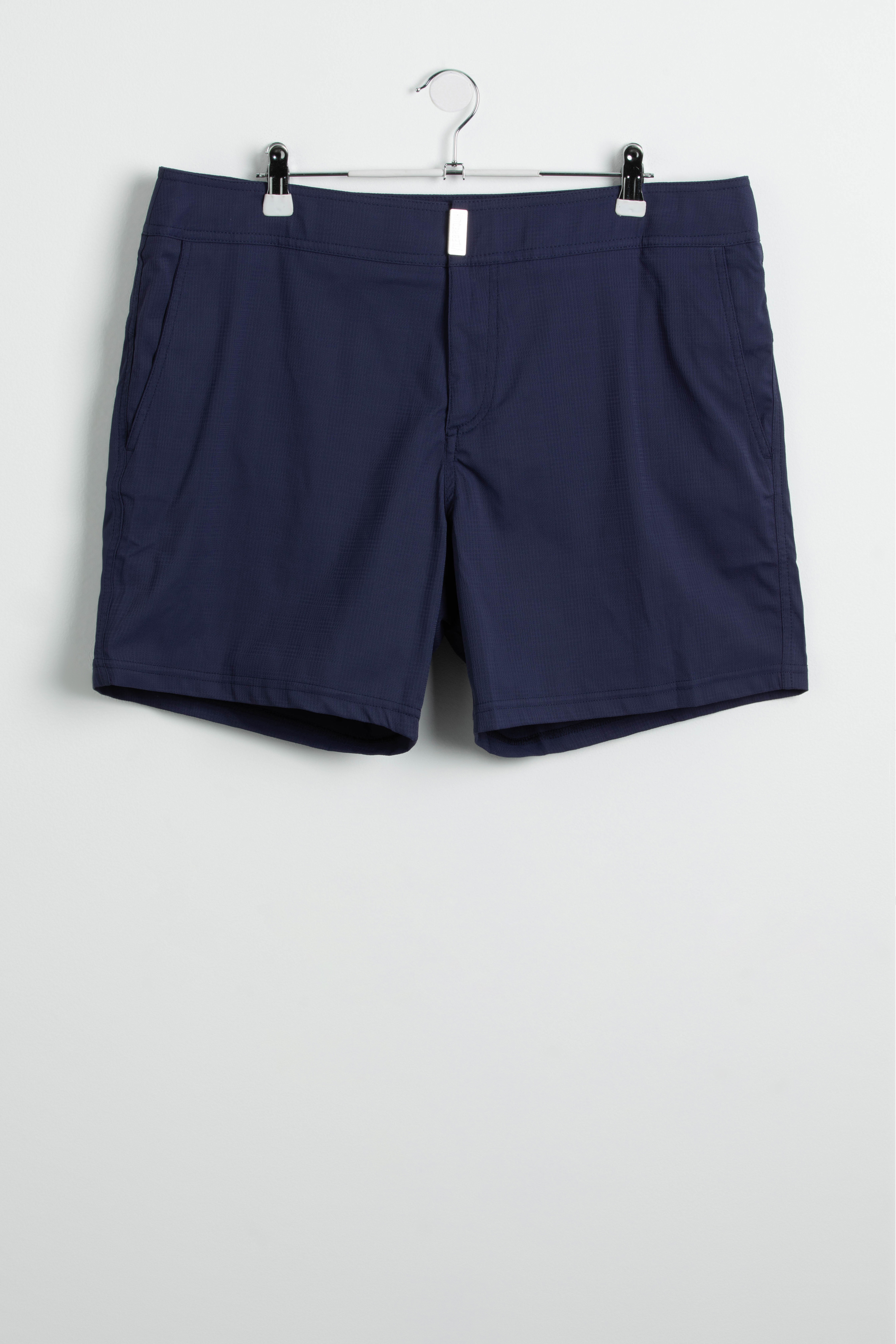 VILEBREQUIN Minise Solid Navy Flat Belt Boardshorts