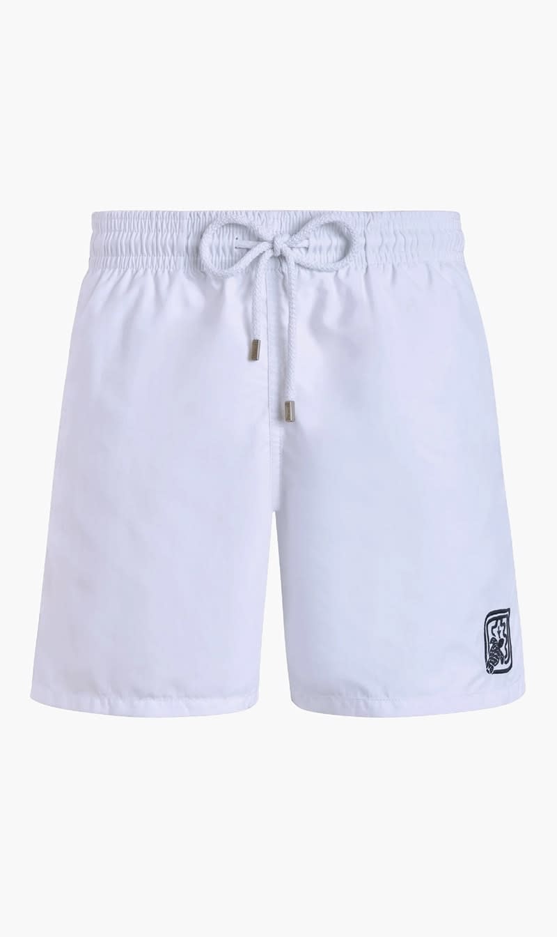 

Vilebrequin White Moorea Ab9i3 Idlf Su24 Uni Log Emb Pla Blanc for Men | The Deal Outlet