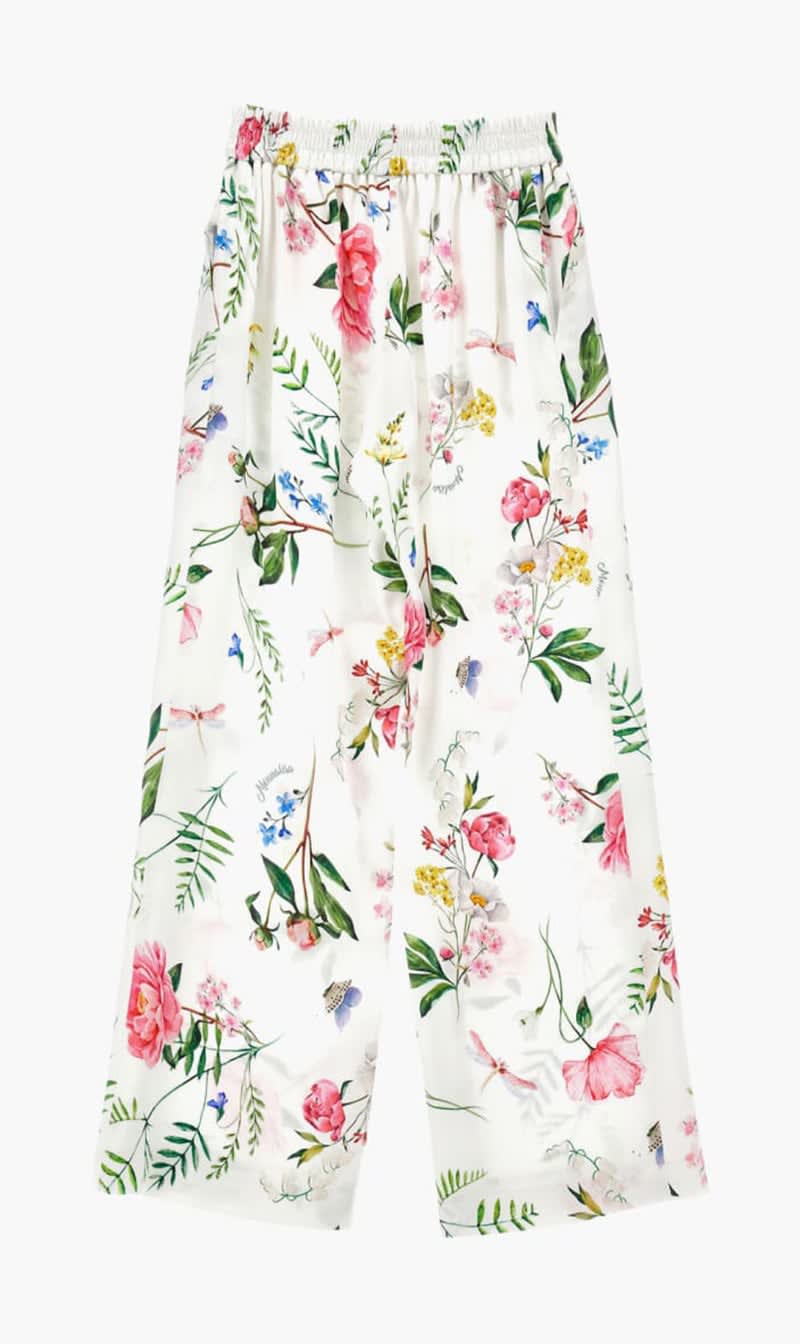 

Monnalisa Multi-color Cream Floral Print Trousers for Girls | The Deal Outlet