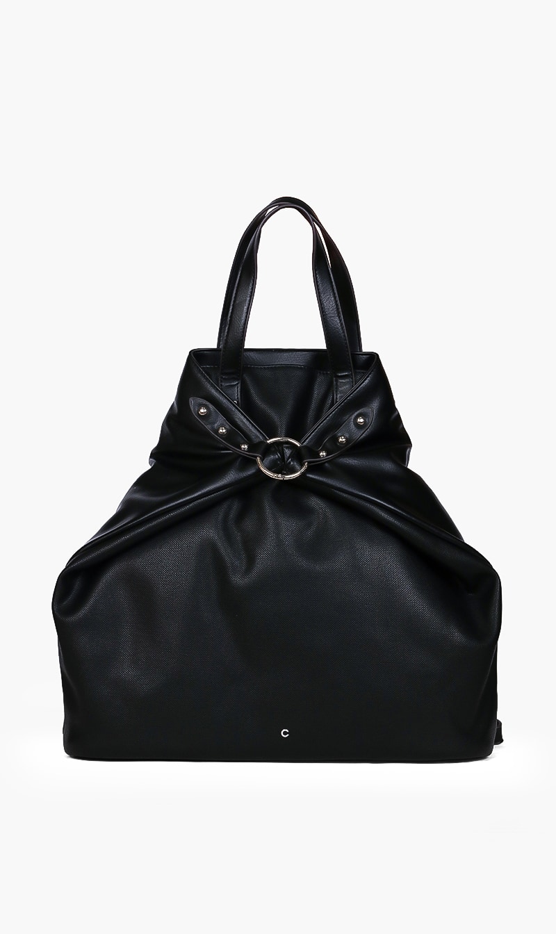 

Leather Backpack, Black