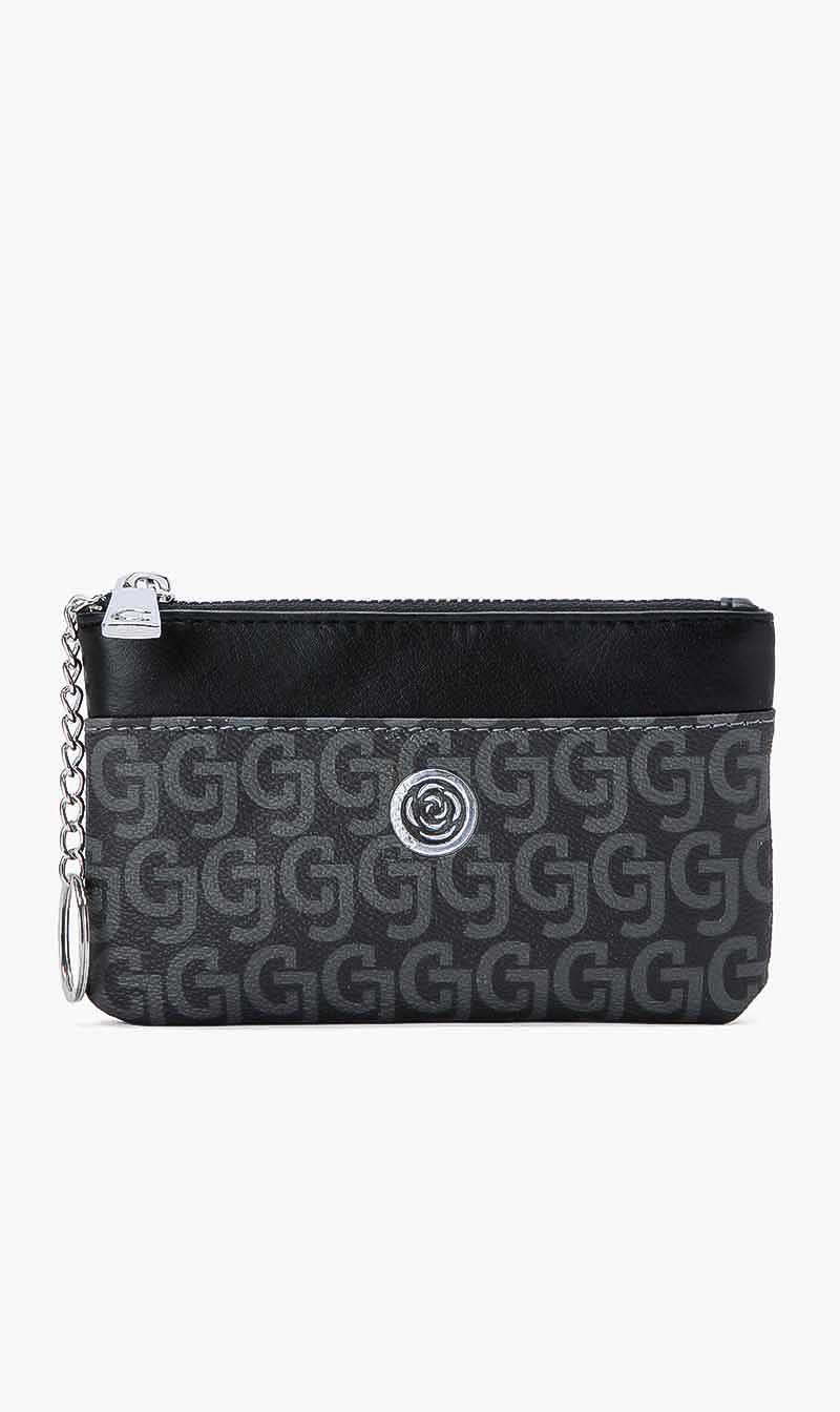 

Carrera Black Black Embossed Wallet for Women | The Deal Outlet