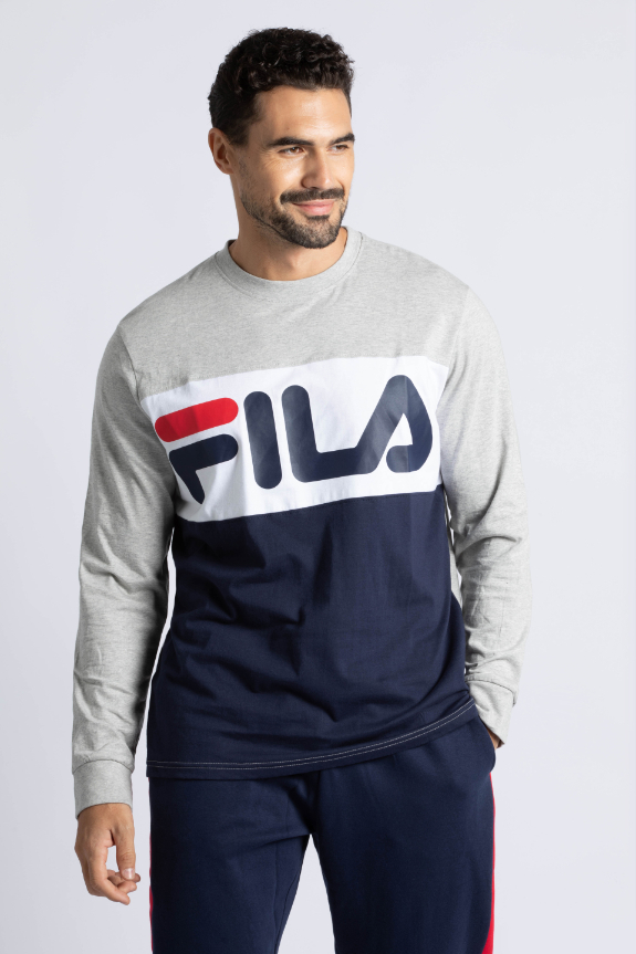 

Fila Graphic Colour Block Long Sleeves Tee
