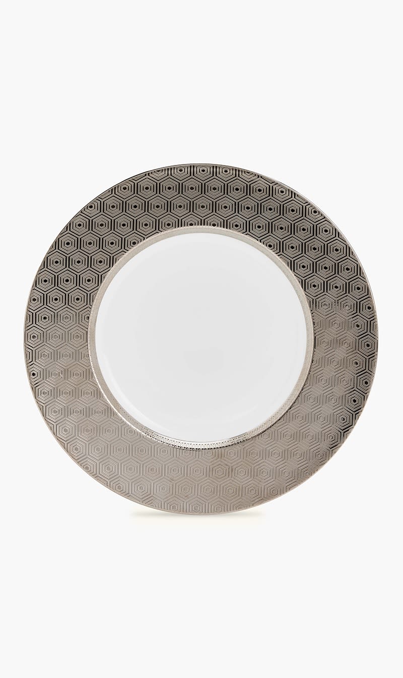 

Bernardaud Silver Divine Service Plate Round Silver 32cm | The Deal Outlet