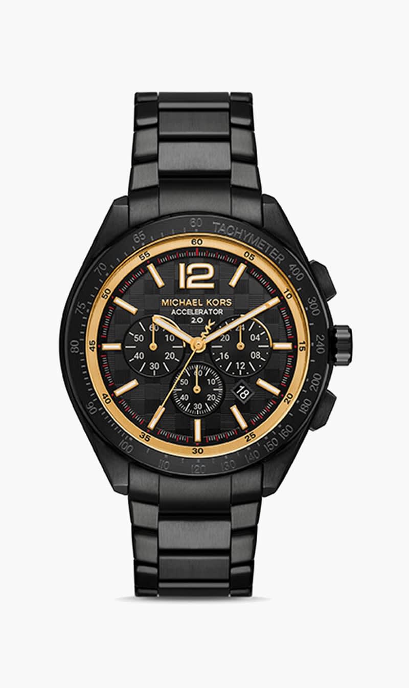

Michael Kors Black Oversized Accelerator 2.0 Watch for Men