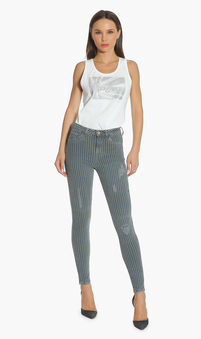 

Pepe Jeans Regent Stripe Skinny Fit Jeans