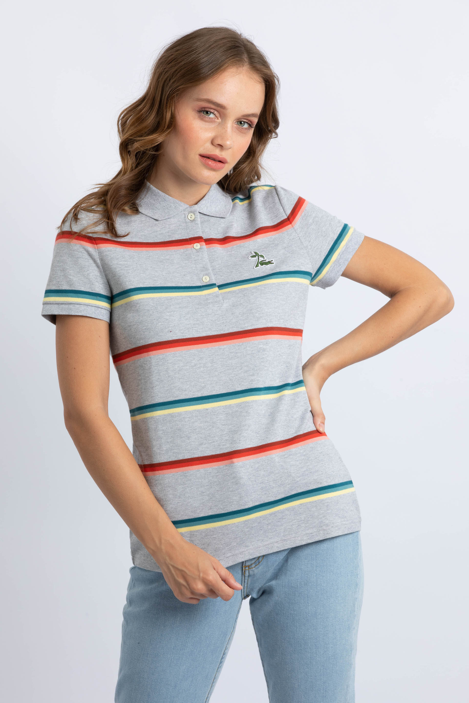 

Lacoste Striped Polo Shirt