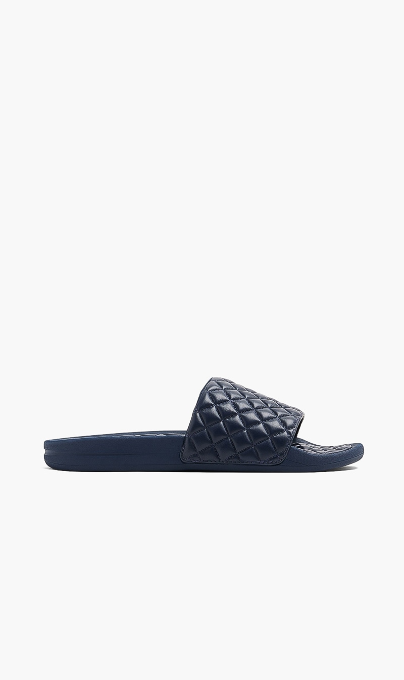 

Athletic Propulsion Labs Blue Lusso Slide for Women | The Deal Outlet