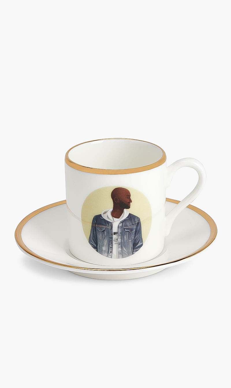 

Who Icons Yellow Virgil Espresso Cup & Saucer | The Deal Outlet