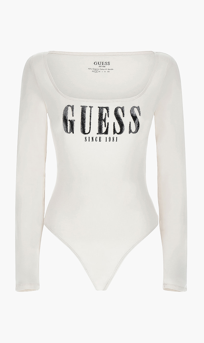 

Hevelina Bodysuit, White