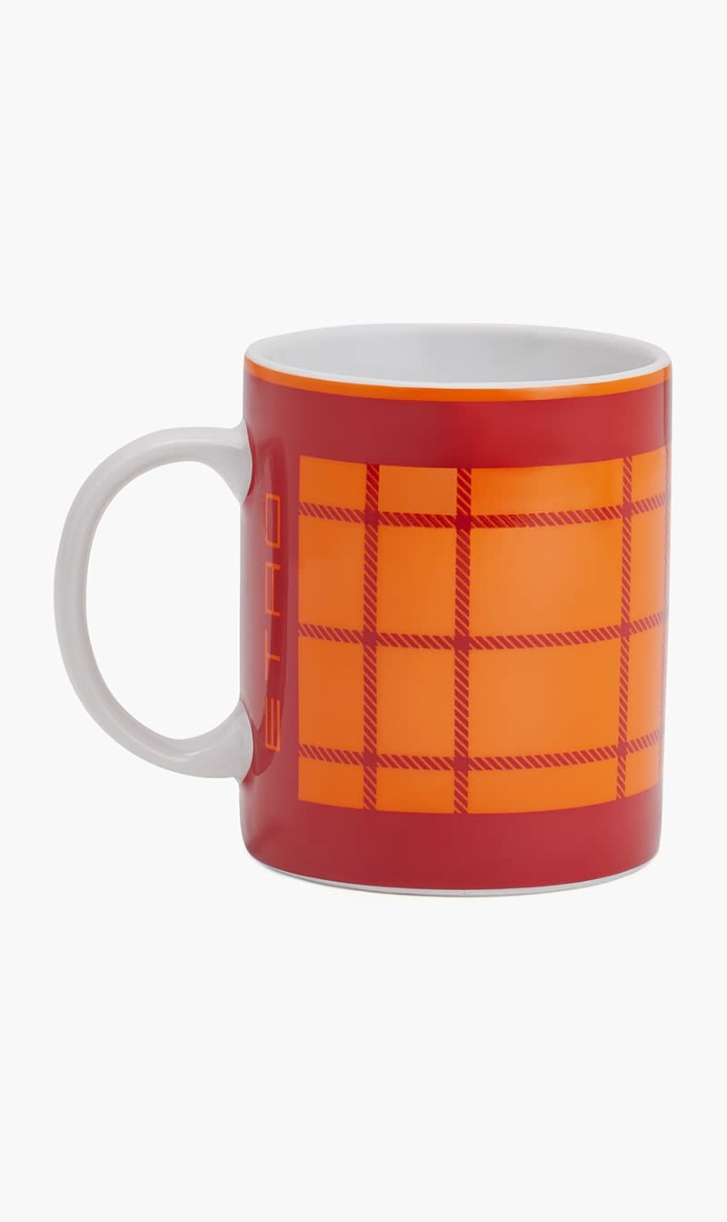 

Etro Red Tartan Mug Red | The Deal Outlet