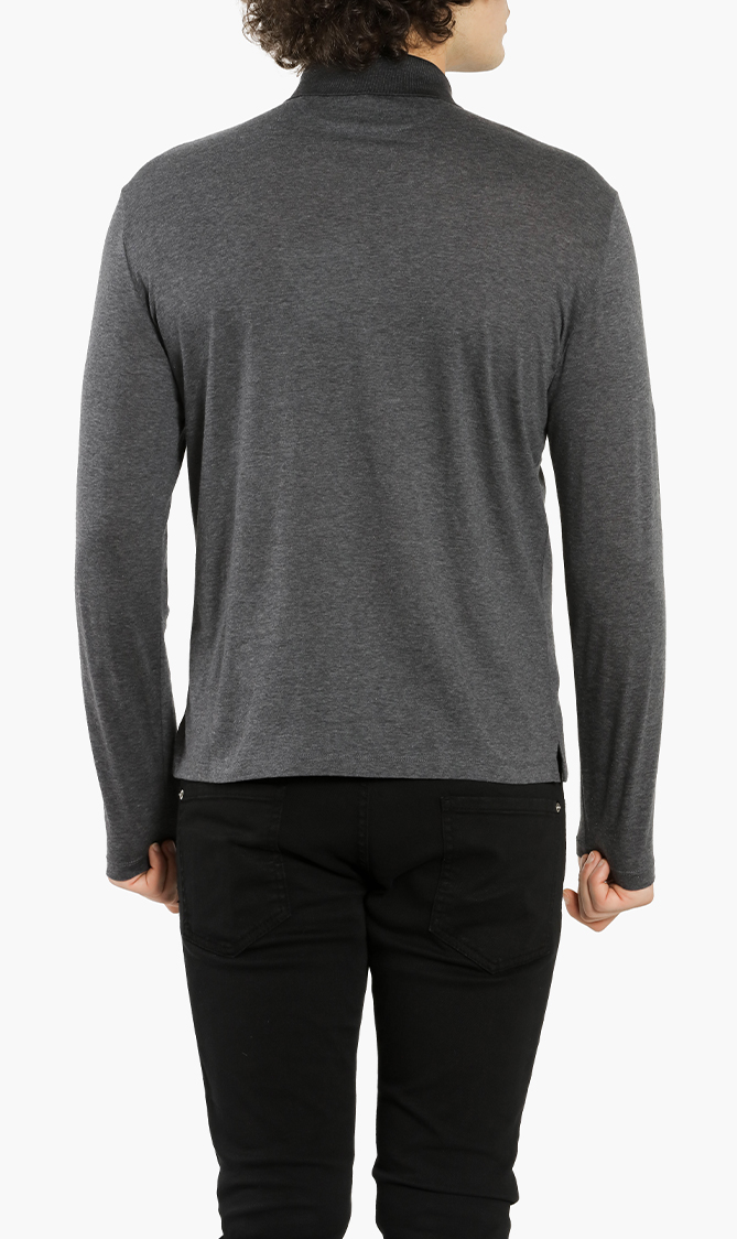

Cotton Long Sleeves Polo Shirt