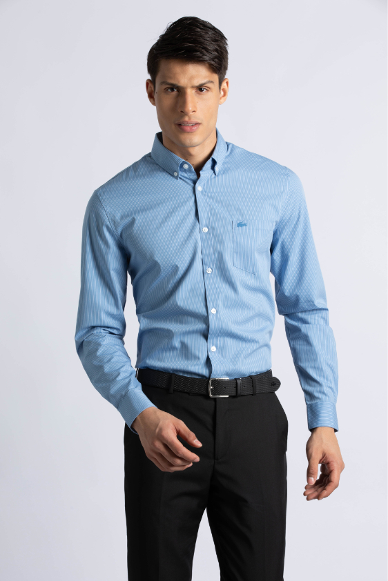

Lacoste Regular Fit Stripes Long Sleeves Shirt