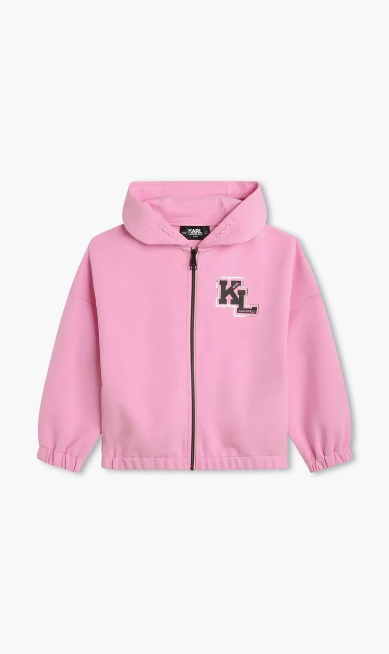 

Karl Lagerfeld Pink Cardigan Suit for Girls | The Deal Outlet