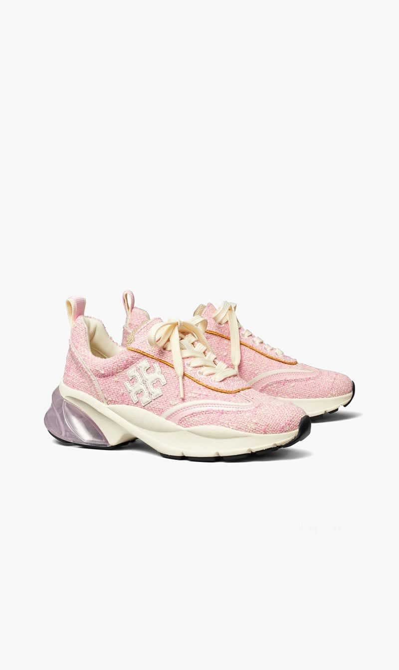 

Tory Burch Pink Good Luck Trainer for Women | The Deal Outlet