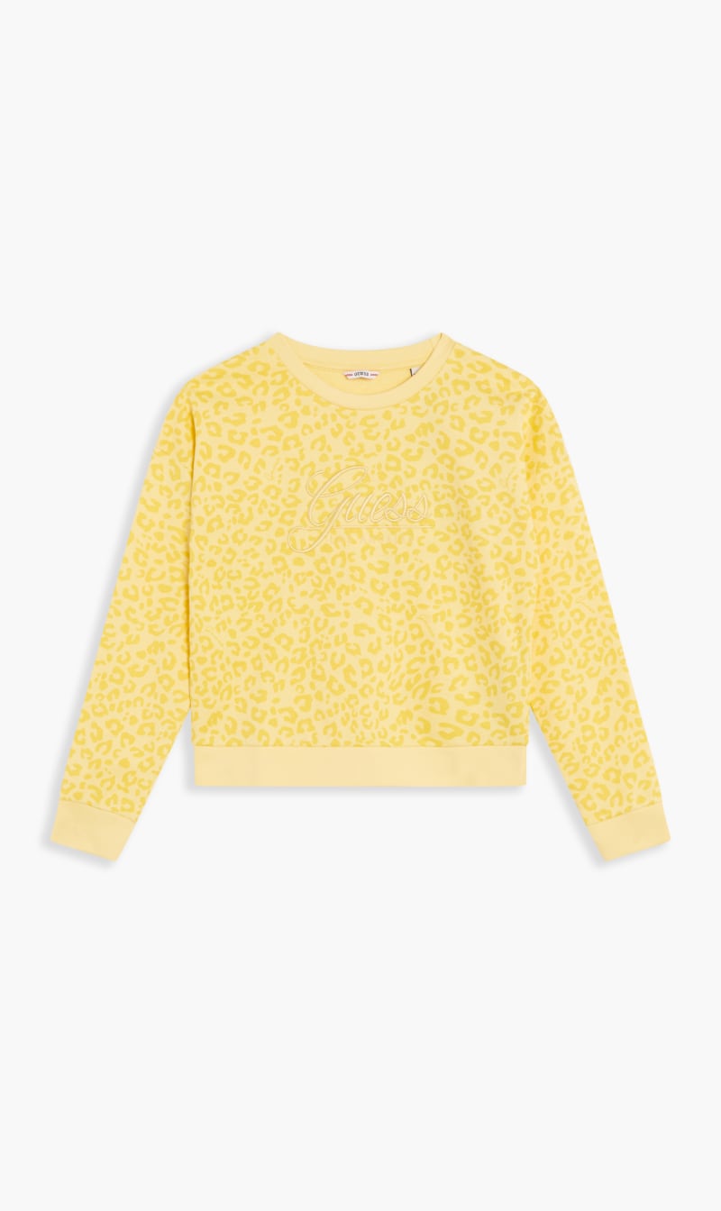 

Guess french terry top | the deal outlet, Yellow