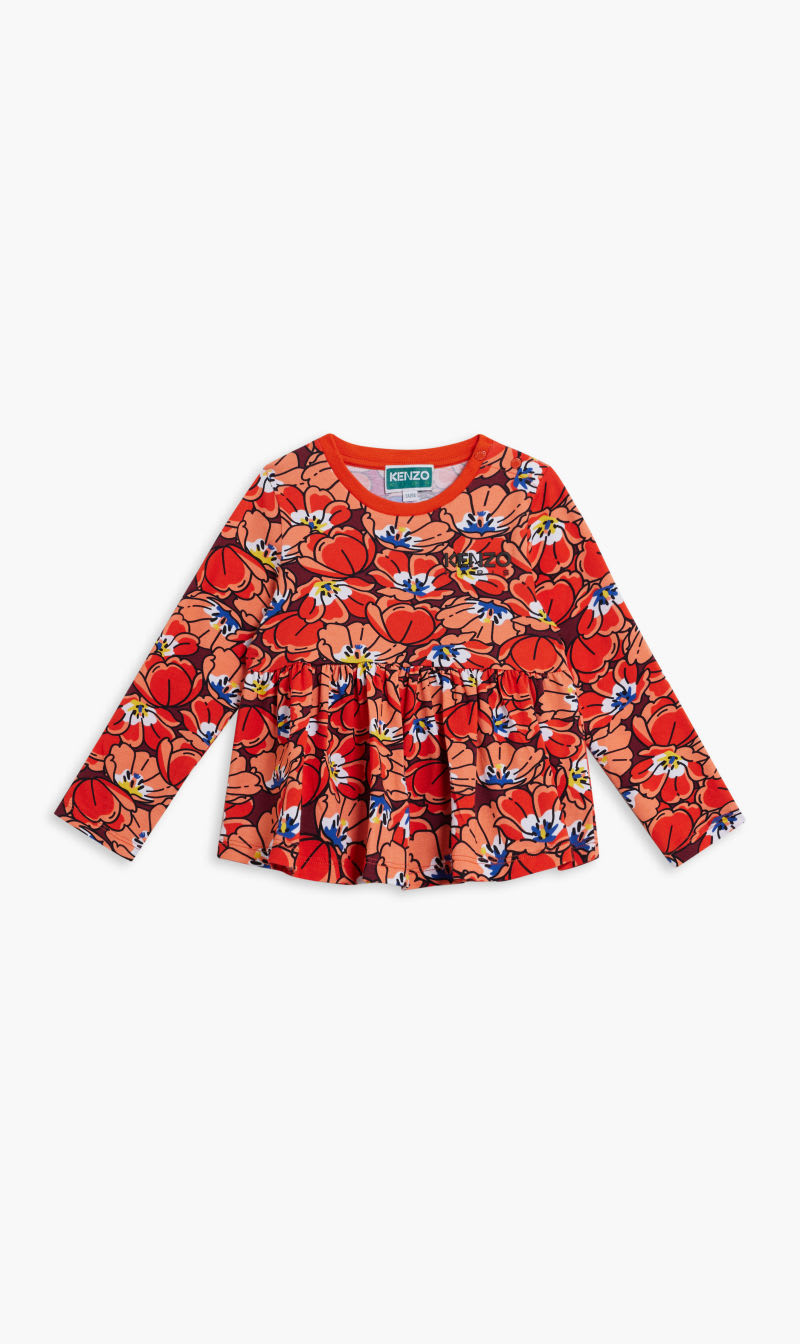 

Kenzo Orange Ls T-shirt for Girls | The Deal Outlet