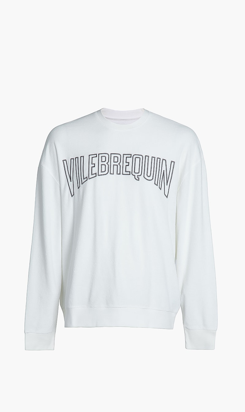 

Vilebrequin White Logo Sweater for Men | The Deal Outlet