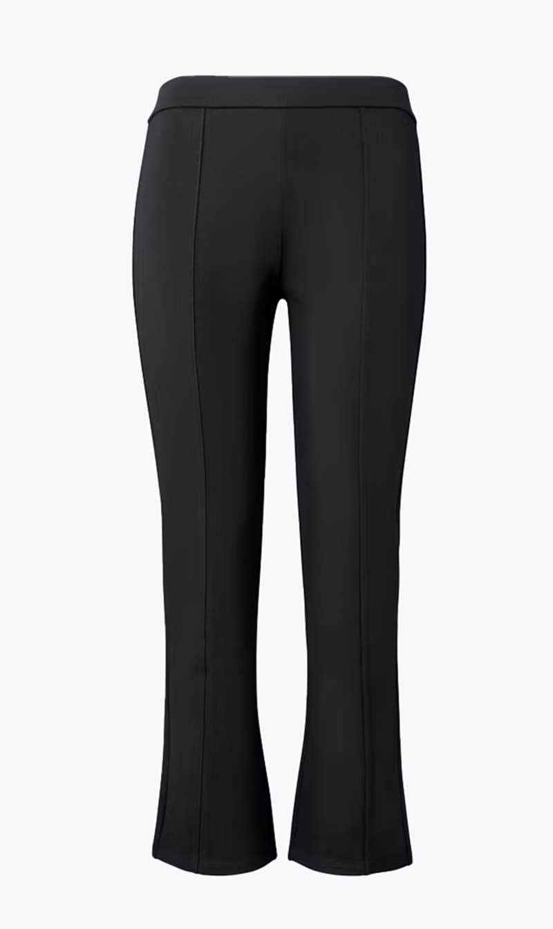 

Tory Burch Black Flared Knit Pant for Women | The Deal Outlet