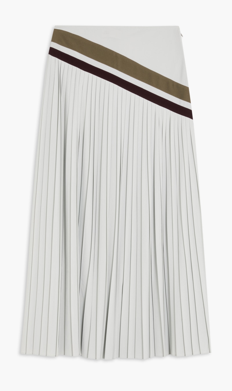 

Tory Burch Blue Tory Sport Chevron Fine Pleated Skirt for Women | The Deal Outlet