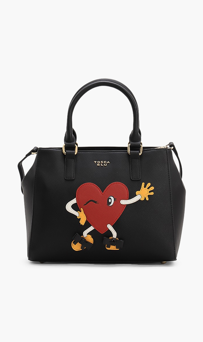 

Tosca Blu Leather Tote Bag