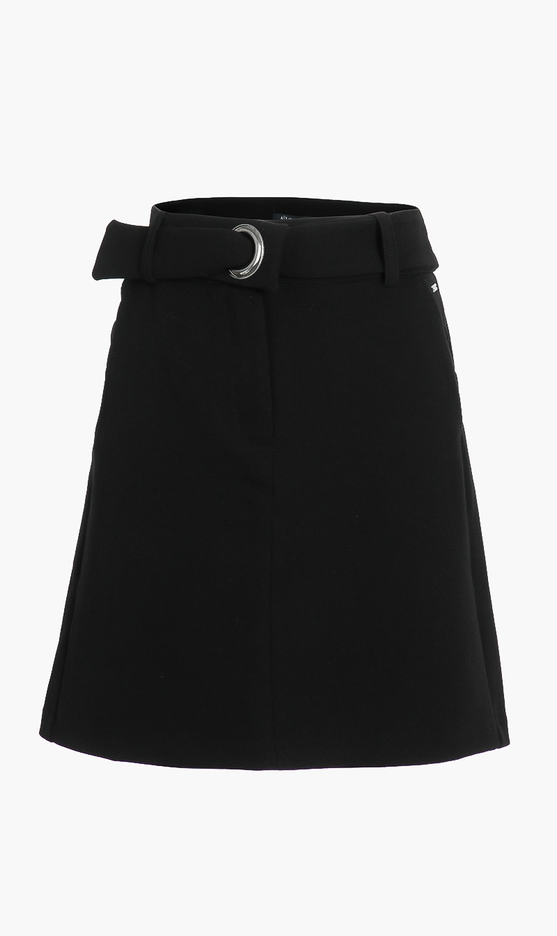 

Rivet Belt Mini Skirt