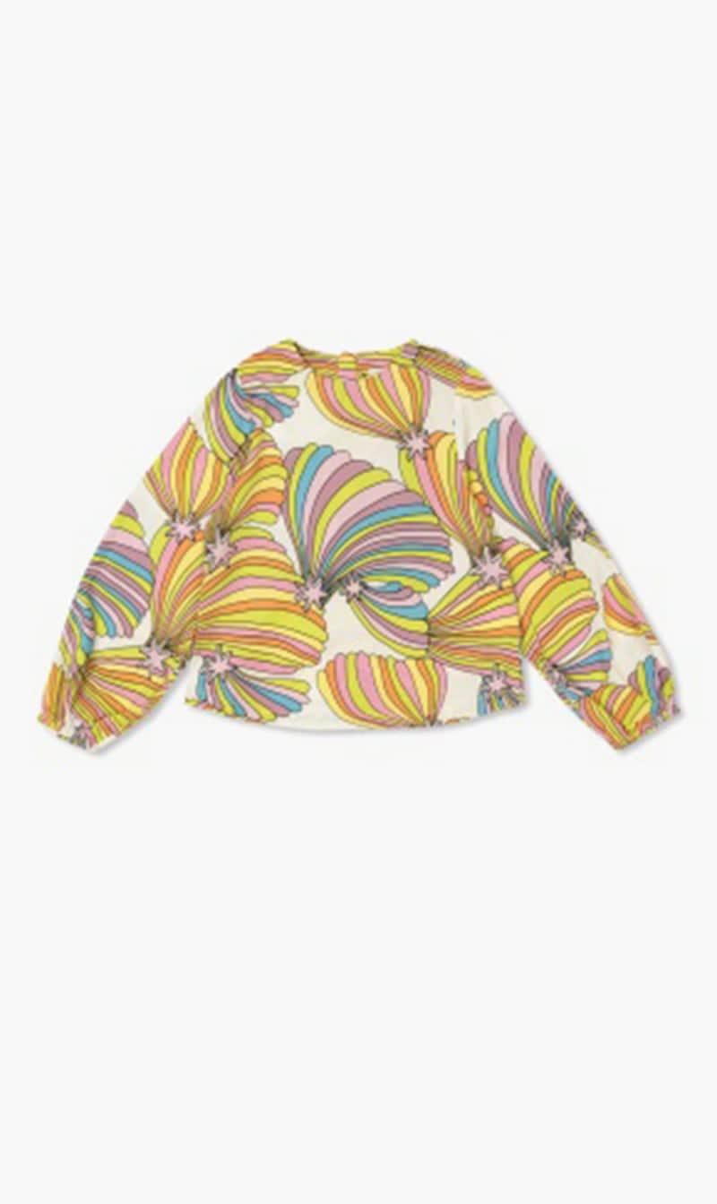 

Stella Mc Cartney White Patterned Top for Girls | The Deal Outlet