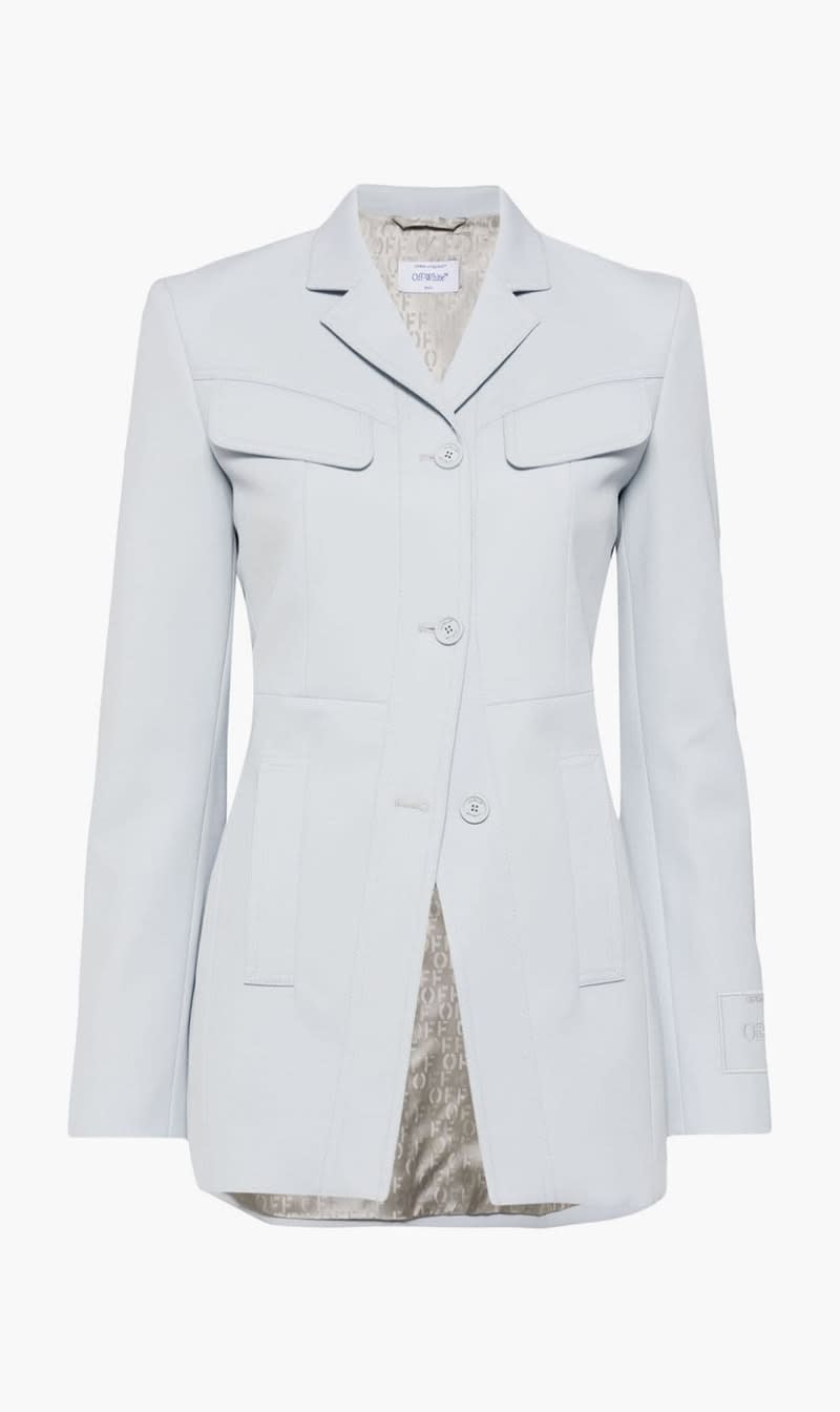 

Off-white Grey Wo Gab Toybox Cargo Jkt Artic Ice Artic for Women | The Deal Outlet