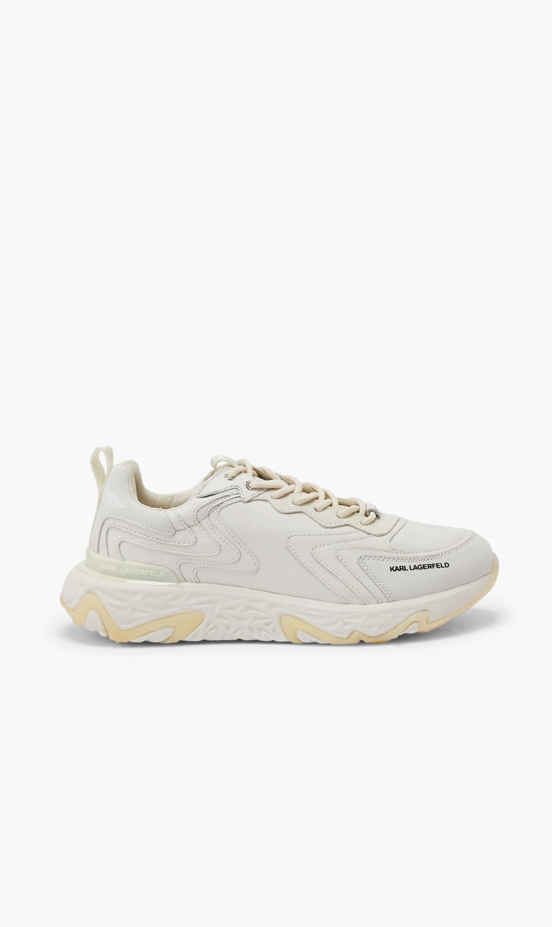 

Karl Lagerfeld White Blaze Pyro Lthr Lace for Men | The Deal Outlet
