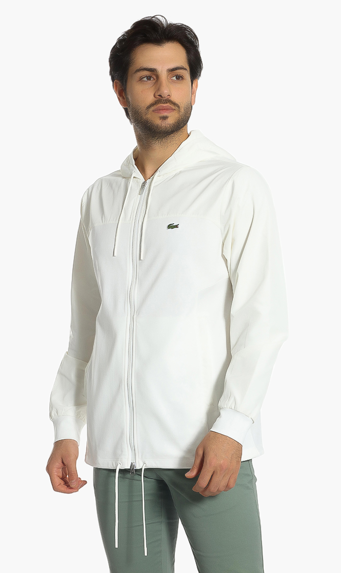 

Lacoste Bicolor Drawstring Zip Up Jacket