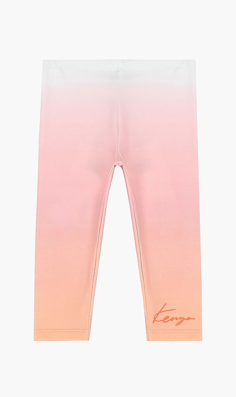 

Kenzo Pink Logo Elasticated Leggings for Girls | The Deal Outlet