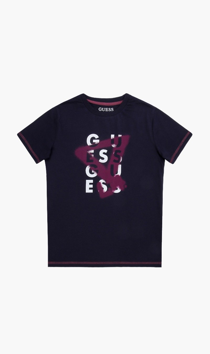 

Guess Blue Logo Short Sleeve Tshirt for Boys | The Deal Outlet
