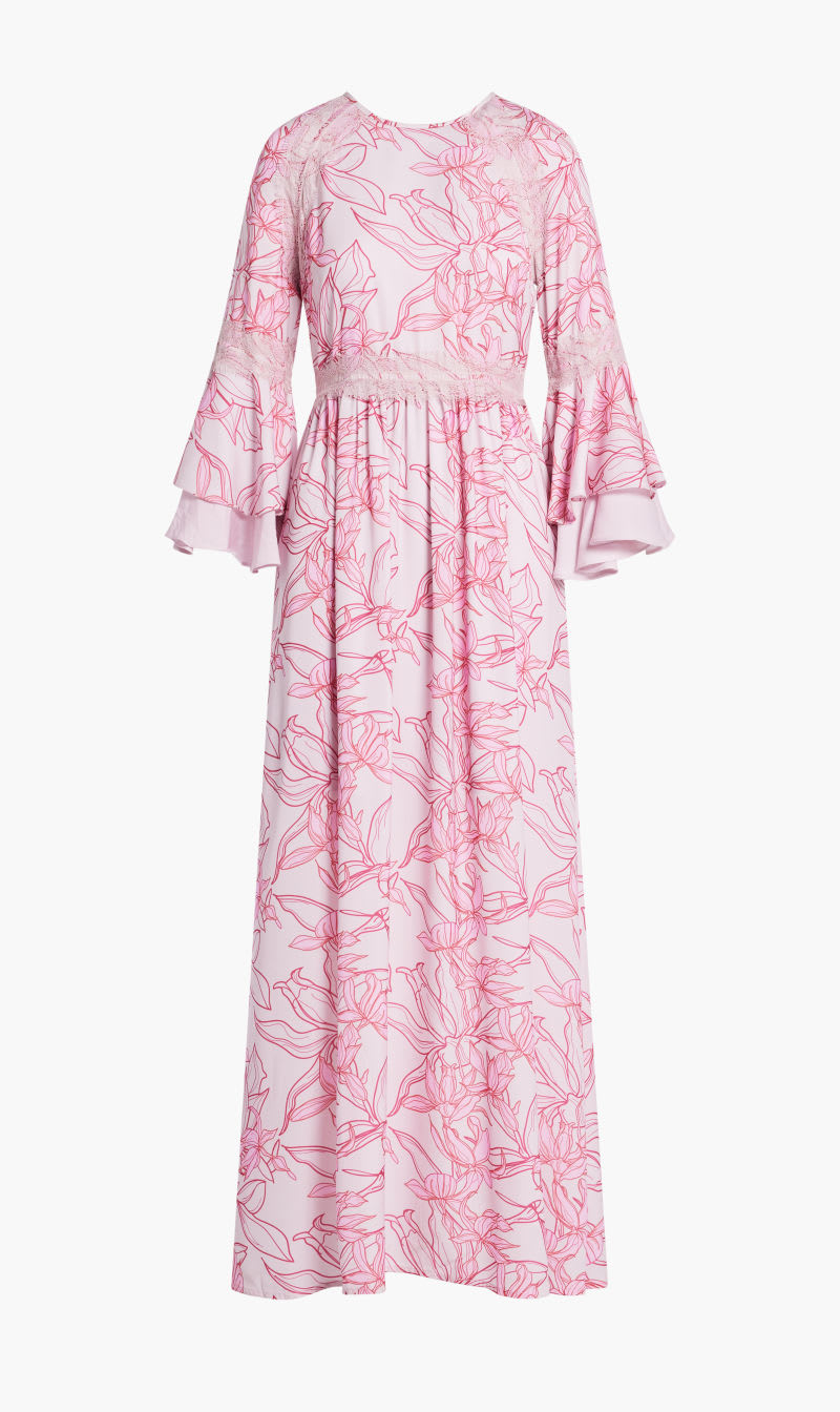 

W0gk1mwd7w0p49y Maxi Flare Dress, Pink