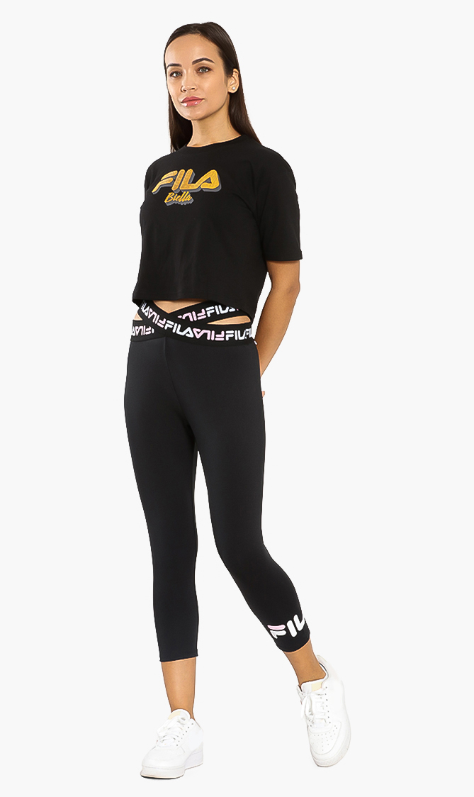 

Rubie Logo Tape Capri, Black